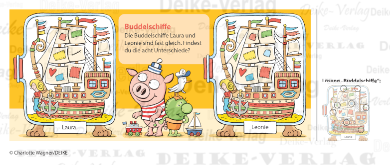 Buddelschiff - Pepe und Poldi