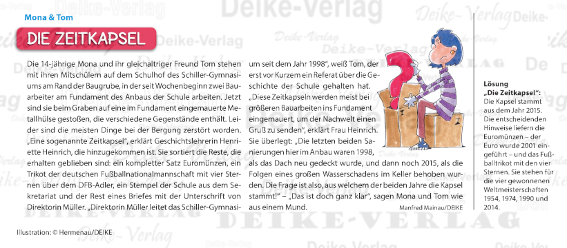 Die Zeitkapsel (Mona und Tom)