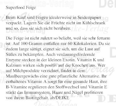 Superfood Feige