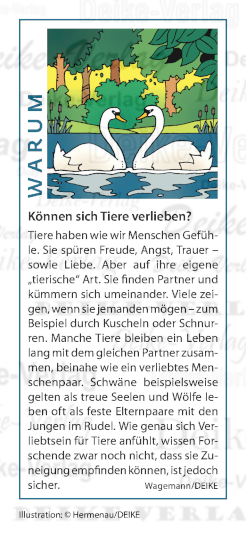 Können sich Tiere verlieben?