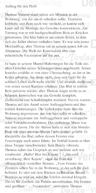 Auftrag für den Profi