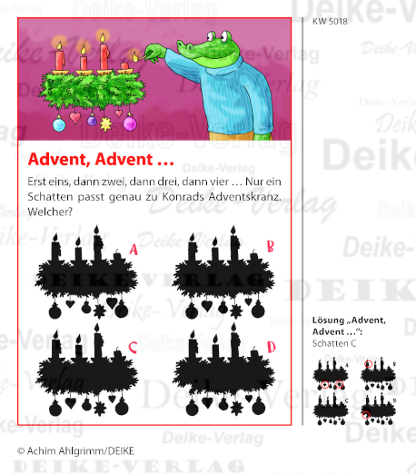 Advent, Advent  - Konrad das Krokodil