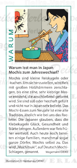 Warum ist man in Japan Mochis zum Jahreswechsel?
