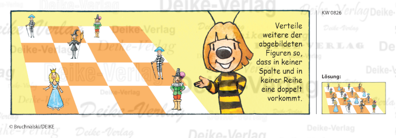 Sudoku - Irmi die Rätselbiene KW 0826