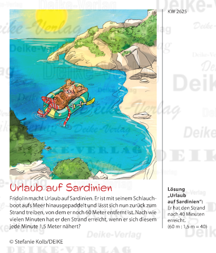 Sardinien - der fabelhafte Fridolin KW 2625