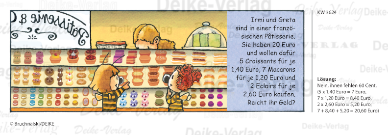 Patisserie -  Irmi die Rätselbiene KW 3624