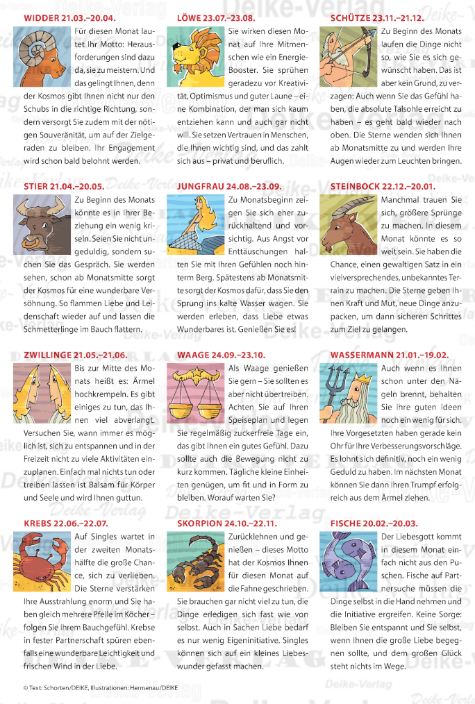 Monatshoroskop März 2026