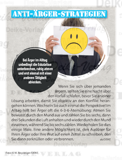 Anti-Ärger-Strategien