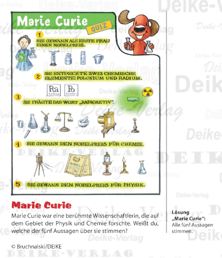 Marie Curie - Oscar der schlaue Dackel KW 2724