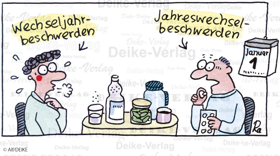 Beschwerden an Neujahr