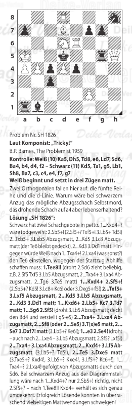 Schachaufgabe KW 1826