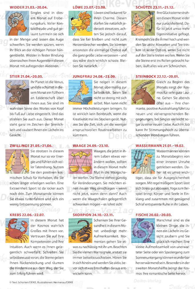 Monatshoroskop November 2025