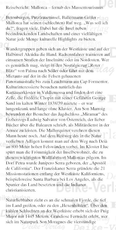 Reisebericht: Mallorca