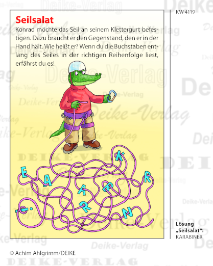 Karabiner - Konrad das Krokodil