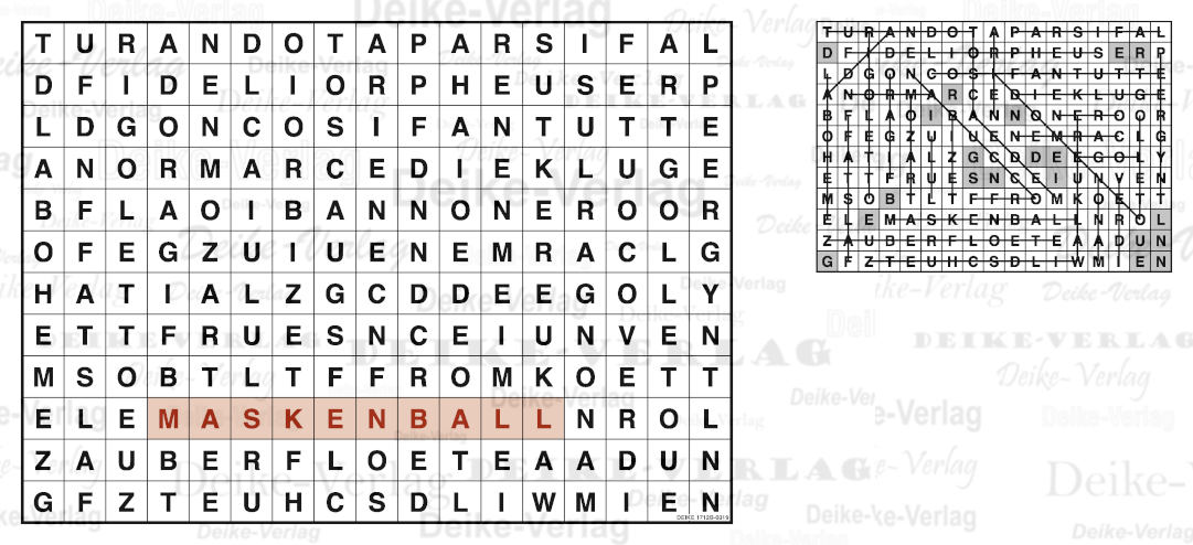 Opern - Buchstabensalate