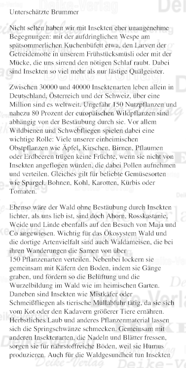 Unterschätzte Brummer