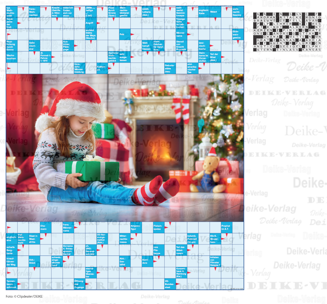 Heiligabend (Schwedenrätsel) DIN A5