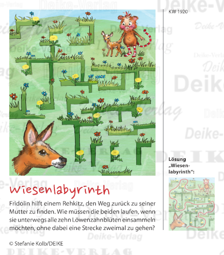 Wiesenlabyrinth - Der Fabelhafte Fridolin KW 1920