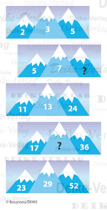 Bergspitzen - Logische Reihe