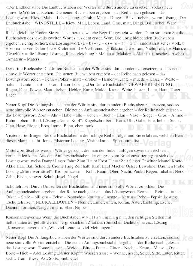 Wort- und Texträtsel 2410