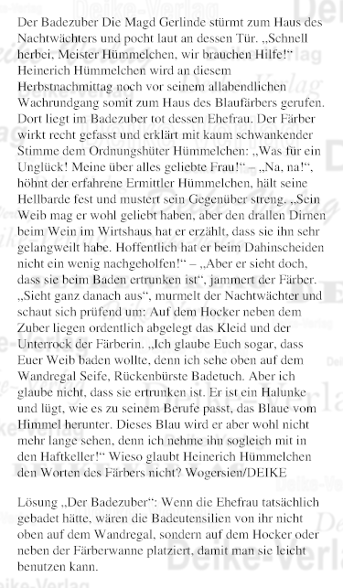 Der Badezuber (Hümmelchen)