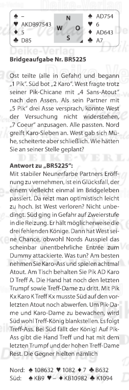Bridgeaufgabe KW 5225