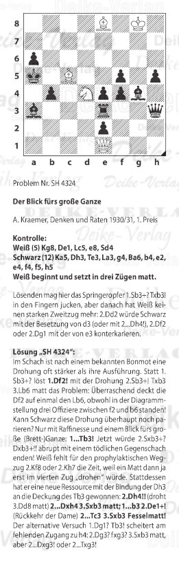 Schachaufgabe KW 4324