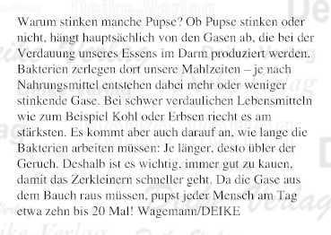 Warum stinken manche Pupse?