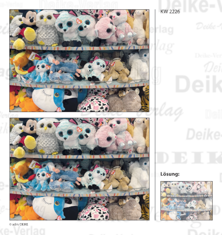 Plüschtiere - Fehlerbilder KW 2226