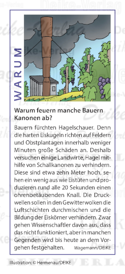 Warum feuern manche Bauern Kanonen ab?
