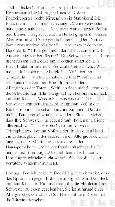 Tödlich lecker ( Liz Blum)
