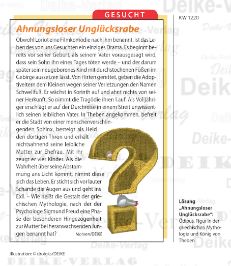 Ödipus (Personenrätsel)