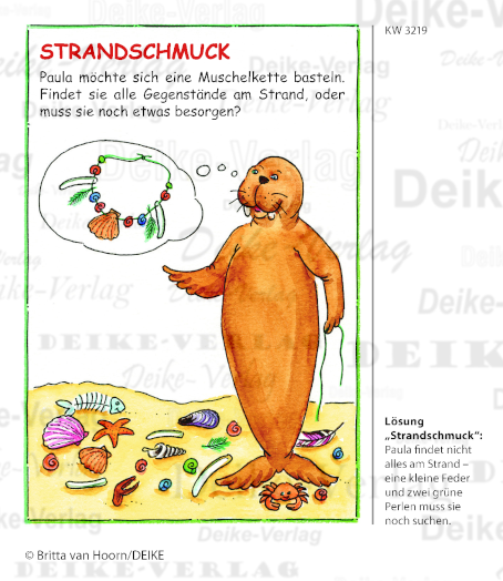 Strandschmuck - Paula das Walross KW 3219