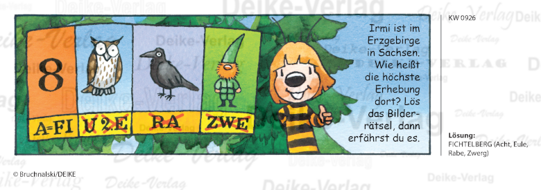 Fichtelberg - Irmi die Rätselbiene KW 0926