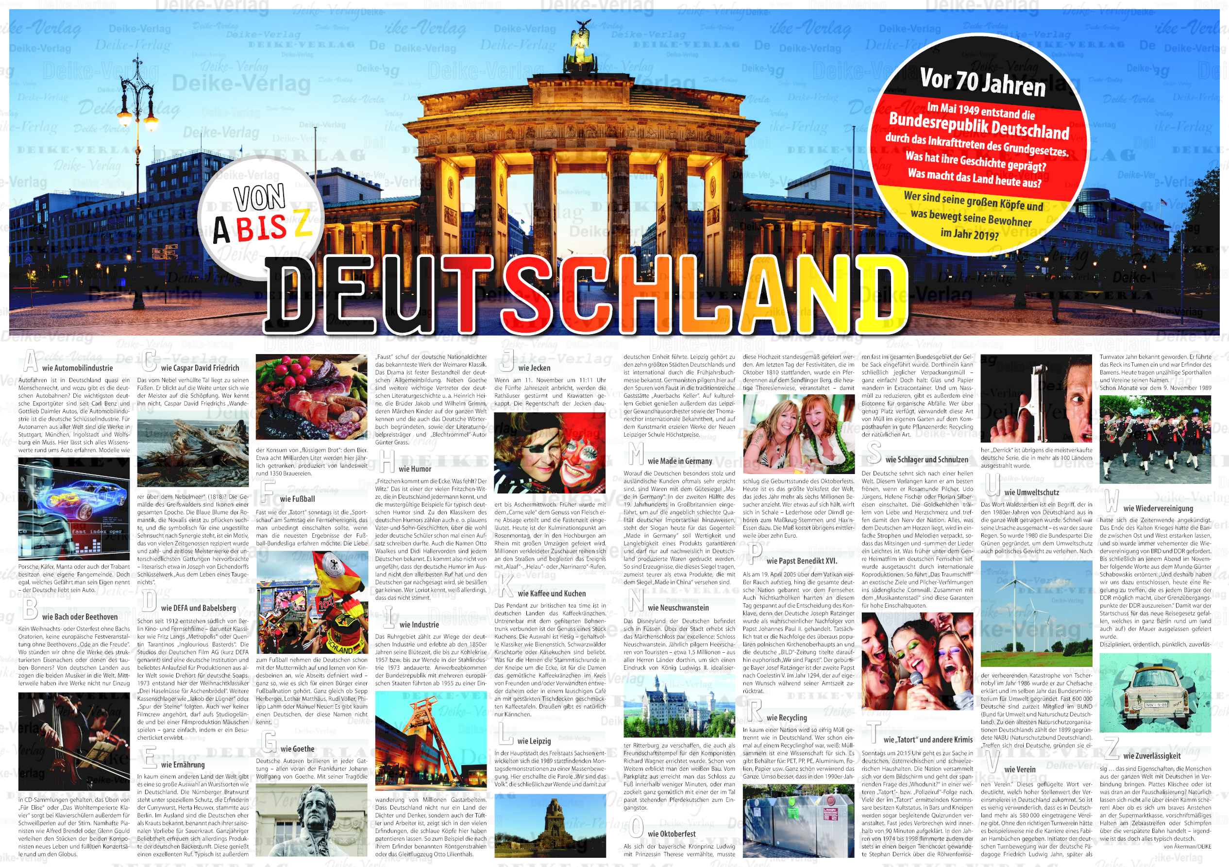 Deutschland von A bis Z - Seite im Rheinisches Doppel Format