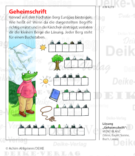 Mont Blanc - Konrad das Krokodil