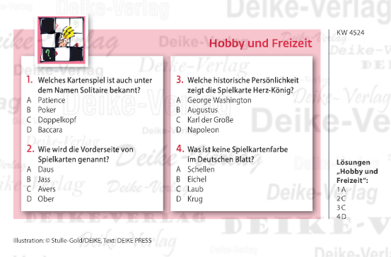Spielkarten - Quiz KW 4524