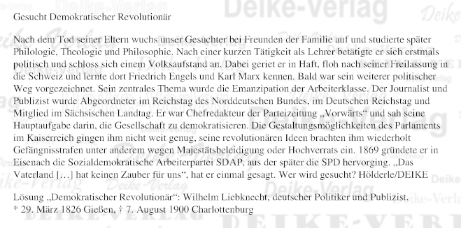 Wilhelm Liebknecht (Personenrätsel) KW 1226