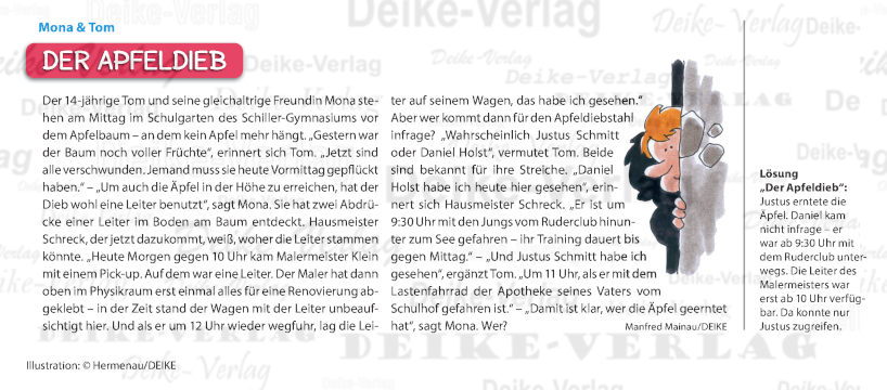 Der Apfeldieb (Mona und Tom)