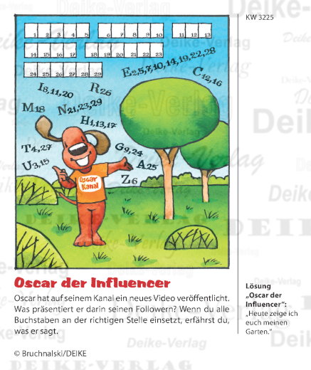 Influencer - Oscar der schlaue Dackel KW 3225