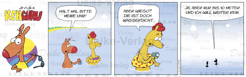 Uhr im Wasser - Ken Guru KW 4425