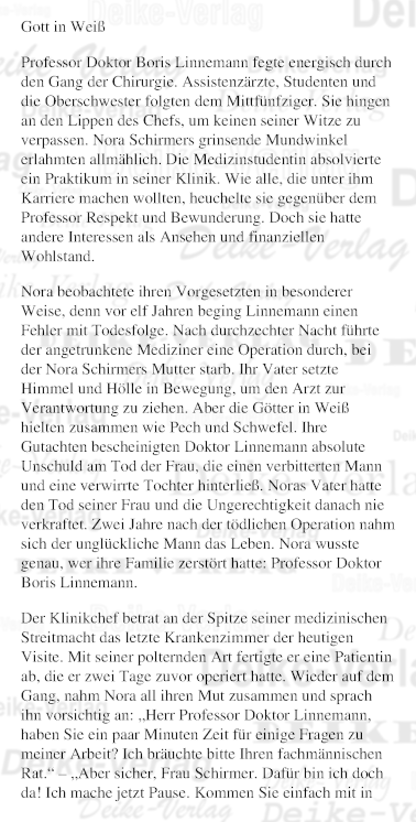 Gott in Weiß