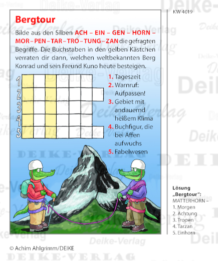 Matterhorn - Konrad das Krokodil