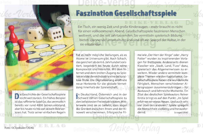 Faszination Gesellschaftsspiele