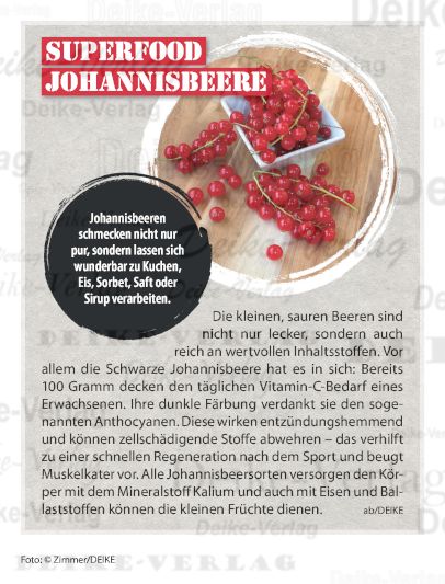 Superfood Johannisbeere