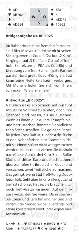Bridgeaufgabe KW 5025