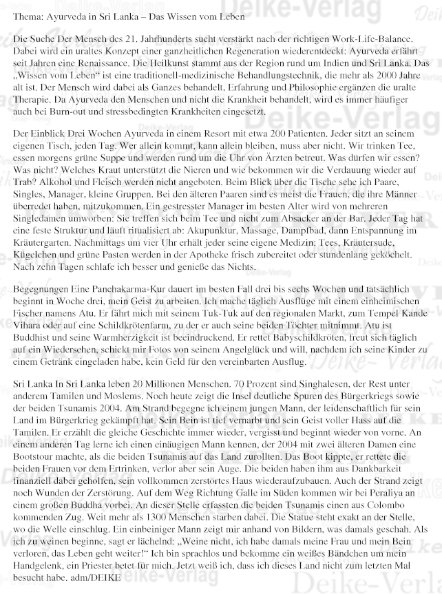 Ayurveda in Sri Lanka