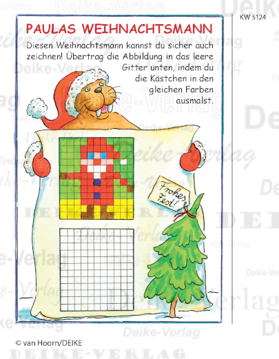 Weihnachtsmann - Paula das Walross KW 5124