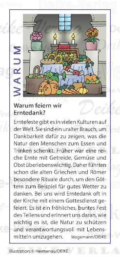 Warum feiern wir Erntedank?
