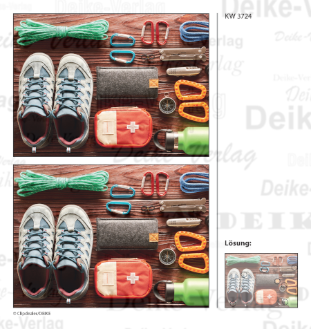 Wanderutensilien - Fehlerbilder KW 3724